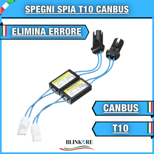 Coppia resistenze t10 w5w - resistenze,