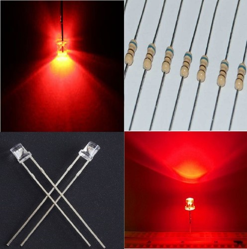 Diodi led rosso - pz.,