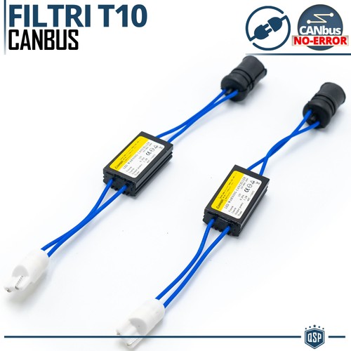 Resistenze canbus t10 w5w - 2,