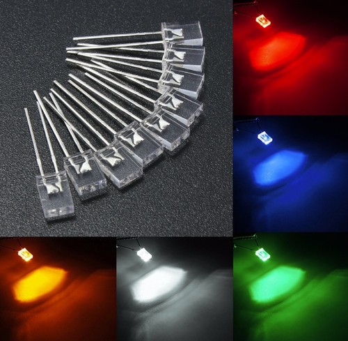 Led 2x5x7mm rettangolari - led,