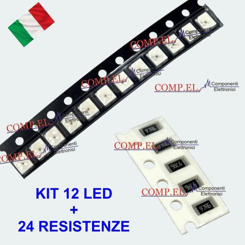 Kit resistenze 12 led - 24,