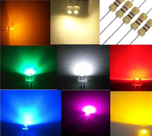 Diodi led 5mm alta luminosità - diodi,