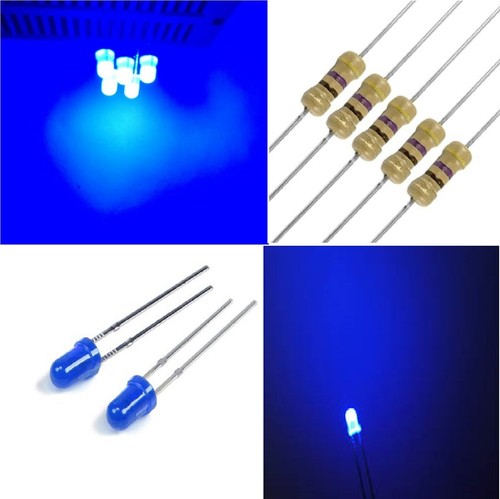 Diodi led blu 3mm - 3mm, luce