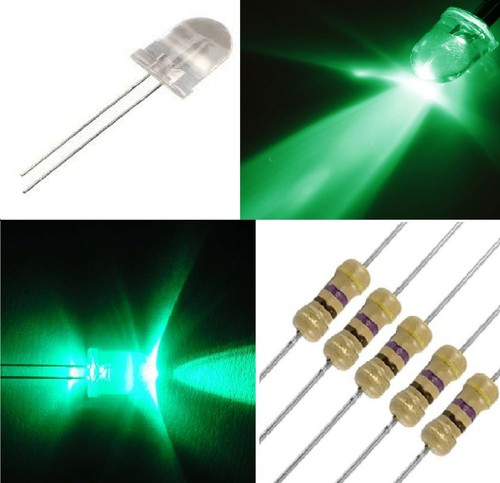 Diodi led 10mm verde - pz.,